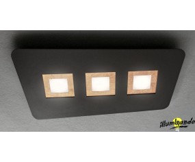 Illuminando Dedalo 3-light ceiling lamp