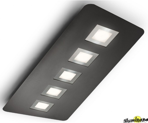 Illuminando Dedalo 5-light ceiling lamp