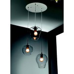 Illuminando Pagoda 3-light suspension