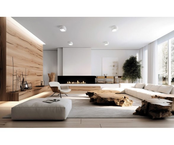 Sforzin Illuminazione Mysia plaster ceiling lamp