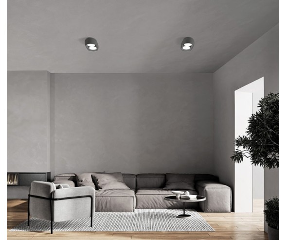 Sforzin Illuminazione Mysia Deckenleuchte aus Gips