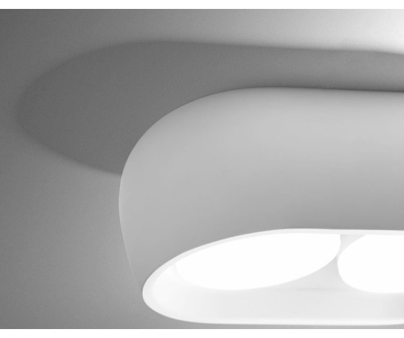Sforzin Illuminazione Mysia plaster ceiling lamp