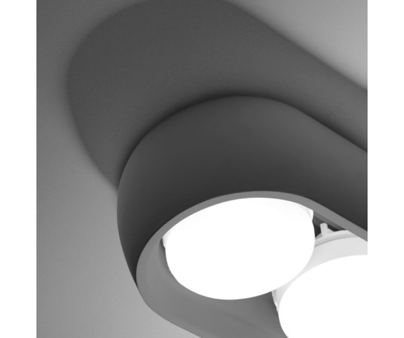 Sforzin Illuminazione Mysia plaster ceiling lamp