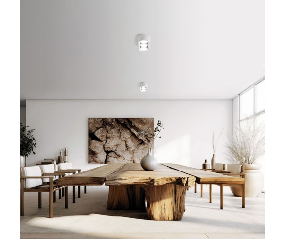 Sforzin Illuminazione Mysia plaster ceiling lamp