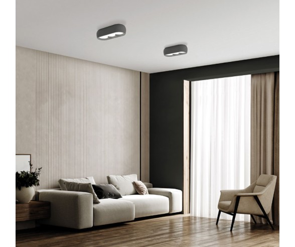 Sforzin Illuminazione Mysia Deckenleuchte aus Gips