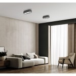 Sforzin Illuminazione Mysia plaster ceiling lamp
