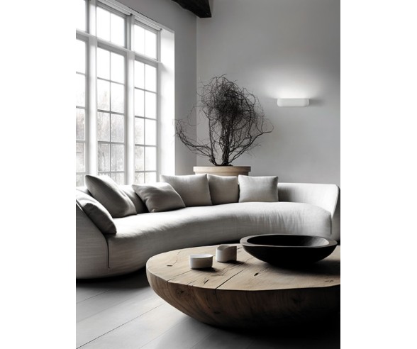 Sforzin Illuminazione Mysia Wandleuchte aus Gips