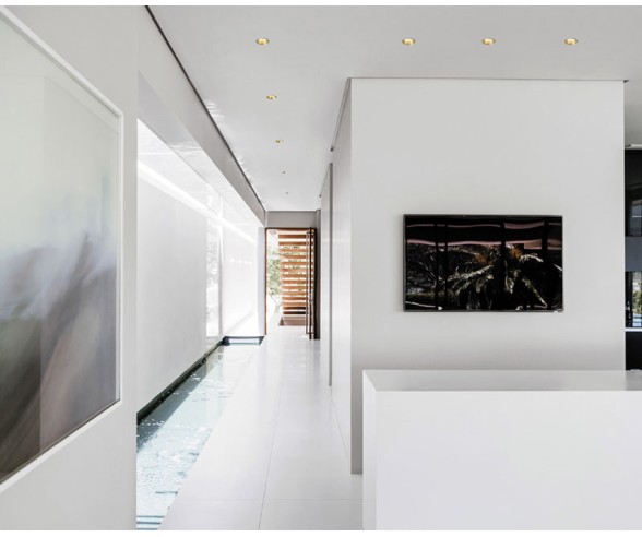 SFORZIN ILLUMINAZIONE FARETTO DA INCASSO IN GESSO THESSALY A FILO MURO