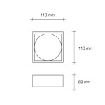 Sforzin Illuminazione Filiatra Recessed Spotlight