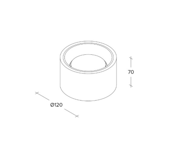 Sforzin Illuminazione Nasso 1-flammige Deckenleuchte