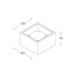 Sforzin Illuminazione Nasso 1-flammige Deckenleuchte