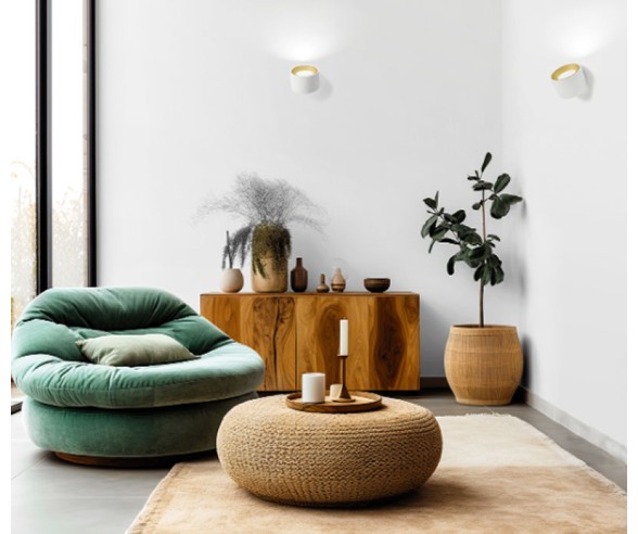 Sforzin Lighting Nasso Gipswandleuchte