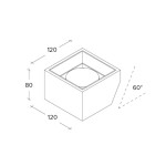 Sforzin Lighting Nasso Gipswandleuchte