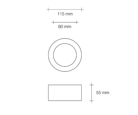 Sforzin Illuminazione Filiatra Round Recessed Spotlight