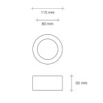 Sforzin Illuminazione Filiatra Runder Einbaustrahler