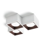 Sforzin Illuminazione plafoniera in gesso Nasso 3 luci