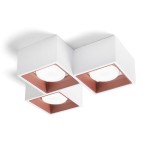 Sforzin Illuminazione plafoniera in gesso Nasso 3 luci