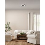 Sforzin Illuminazione plafoniera in gesso Nasso 3 luci