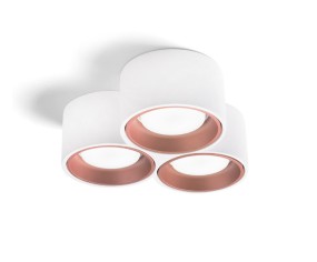 Sforzin Illuminazione plafoniera in gesso Nasso 3 luci