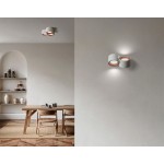 Sforzin Illuminazione plafoniera in gesso Nasso 3 luci