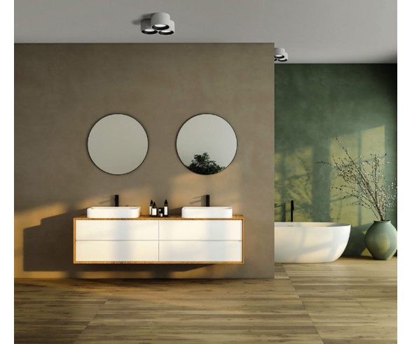 Sforzin Illuminazione plafoniera in gesso Nasso 3 luci