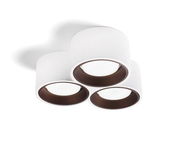 Sforzin Illuminazione plafoniera in gesso Nasso 3 luci