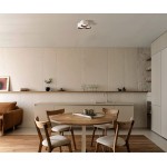 Sforzin Illuminazione Nasso 3-light plaster ceiling lamp