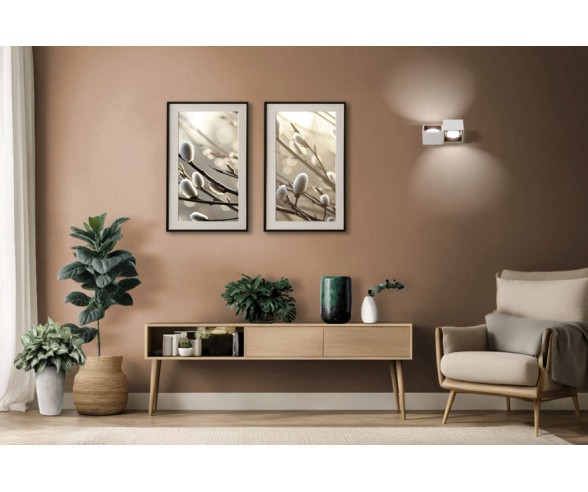 Sforzin Illuminazione applique Nasso 2 luci biemissione