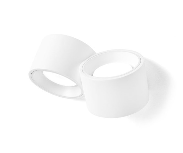 Sforzin Illuminazione Nasso 2-light double-beam wall lamp