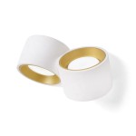 Sforzin Illuminazione applique Nasso 2 luci biemissione