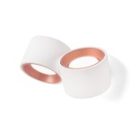 Sforzin Illuminazione Nasso 2-light double-beam wall lamp