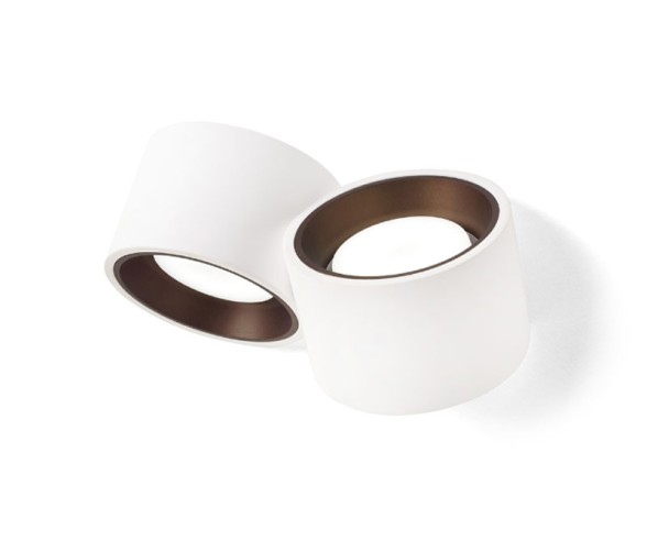 Sforzin Illuminazione Nasso 2-light double-beam wall lamp