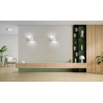 Sforzin Illuminazione Nasso 2-light double-beam wall lamp