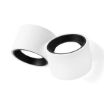 Sforzin Illuminazione Nasso 2-light double-beam wall lamp