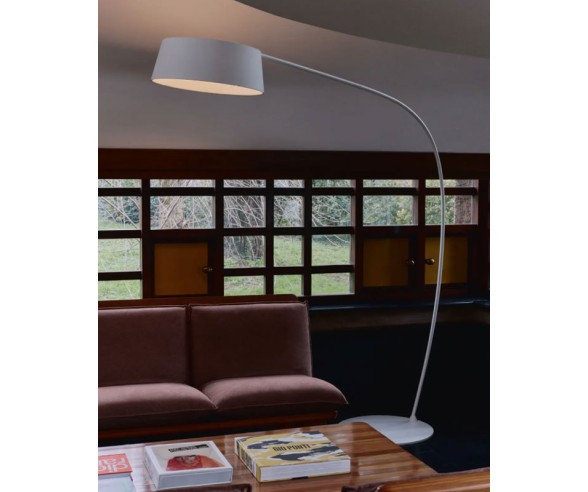 Stilnovo Oxygen Curved floor lamp