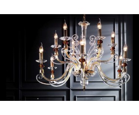 CICIRIELLO LAMPADARIO ASTRID 12 LUCI