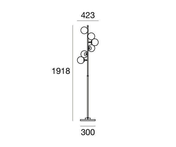 Stilnovo Piantana Galassia