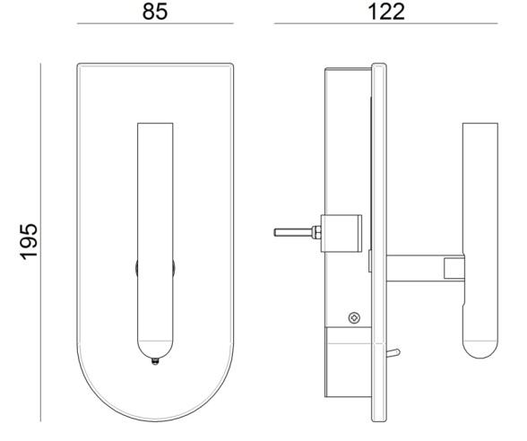Stilnovo 1Nights recessed wall lamp