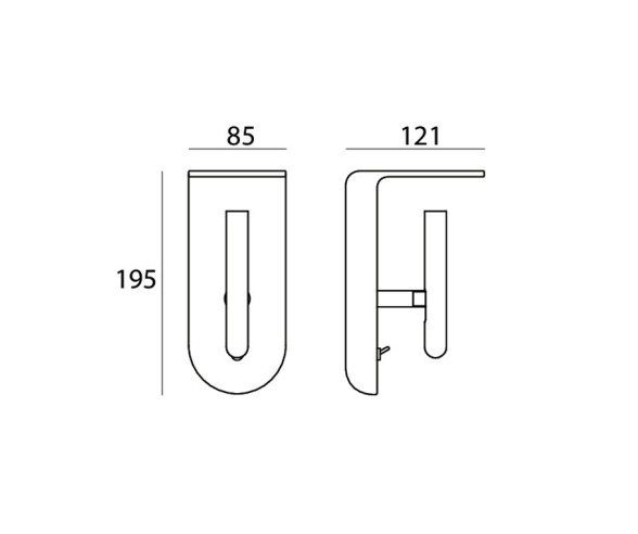 STILNOVO APPLIQUE DA INCASSO 2NIGHTS
