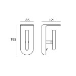 Stilnovo Faretto da parete 2Nights