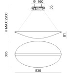Stilnovo Diphy recessed suspension