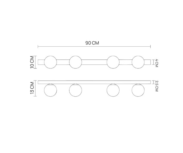Vivida international Nivis ceiling lamp