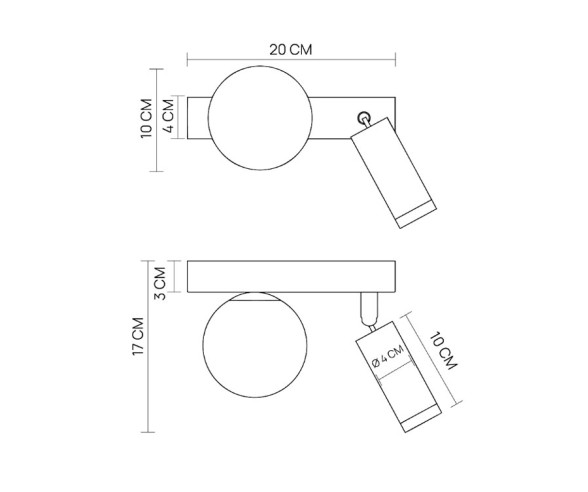 Vivida International Wall lamp Nivis