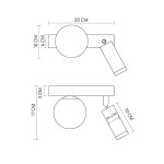 Vivida International Wall lamp Nivis