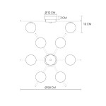 Vivida International Nivis Star Ceiling lamp