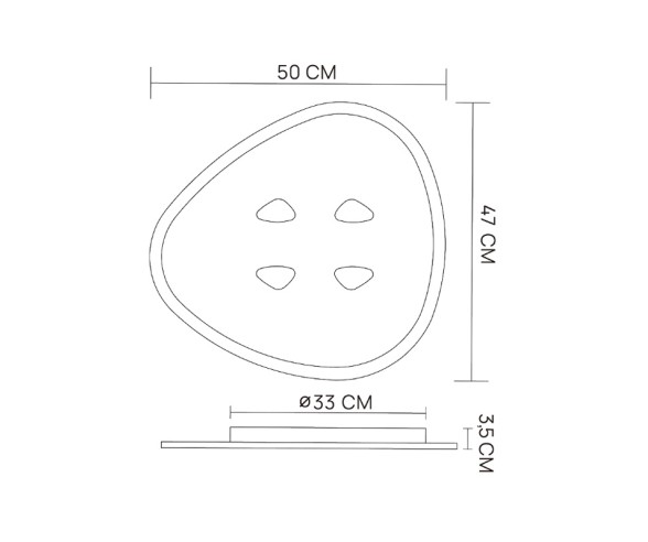 VIVIDA INTERNATIONAL PLAFONIERA REPLCIA