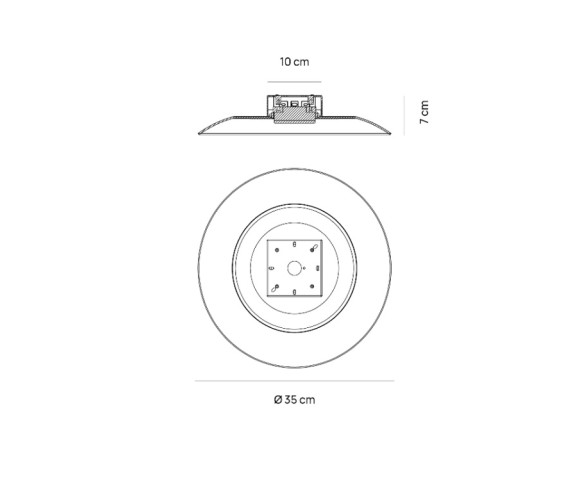 Vivida International Plafoniera Multipop Glass
