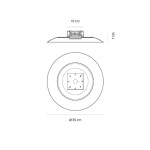 Vivida International Plafoniera Multipop Glass