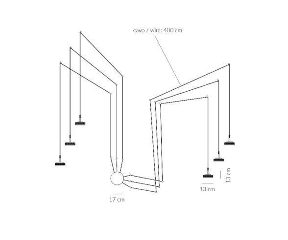 Vivida International Enigma-Pendelleuchte