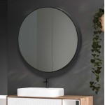 Progetto Group Specchio contenitore da bagno rotondo Odeon